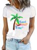 Summer European And American Cross-border Foreign Trade Wholesale T-shirts, Round-neck Casual Plus-size Loose_ecoleips.com