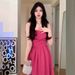 Elegant Strap For Women Summer 2025 New Tea Break French Style Waist Slimming Beach Vacation Long Dress_ecoleips.com