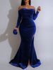 K Women's Formal Dress, Floor Length Skirt, Wrap Skirt, Sexy Party Dress_ecoleips.com