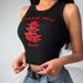 knitting Print O Neck Off Shoulder Tank Top 2024 Summer Women Casual Slim Streetwear Crop Top Female Vacation Clothes Top_ecoleips.com