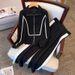 Women's Clothing Sports Style Cardigan Sweatshirt Wide Leg Pants Large Size High End Temperament Slim Long Pants_ecoleips.com