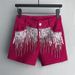 Women's Clothing Fashion Sexy Mid Waist Slim Trend Dopamine Denim Hot Pants_ecoleips.com