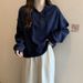 Real Shot Women's Sweatshirt Spring Autumn Thin Loose Korean Style Trendy Student Versatile Long Sleeve Hoodie Top Coat_ecoleips.com