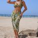 Women's Three Piece Bikini Swimsuit Set Beach Vacation Printed Hot Spring Swimwear New Style_ecoleips.com
