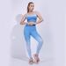 Women's Clothing Fitness Suit Shark Thick Gradient Hollow Running Yoga Suit_ecoleips.com