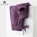 High Waist Casual Sports Purple Straight Pants Women's Simple Loose Versatile Trousers_ecoleips.com