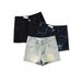 2025s Korean Style Spicy Girl Bodycon Denim Shorts For Women 2025 New V-Waist Sexy Tight Elastic Long-Leg Hot Pants_ecoleips.com