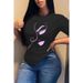 European And American Clothing, Round-neck Women's Tops, Summer Eyelash Short-sleeve Tops For Women_ecoleips.com