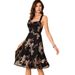 Elegant Backless Tie-Up Sequin Party Dress For Women - Glamorous Evening Gown With Stunning Sparkle Details_ecoleips.com