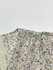 Women's Ditsy Floral Print Shirred V Neck A Line Dress, Elegant Bishop Sleeve Short Dress For Spring & Fall_ecoleips.com