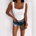Women's Clothing Solid Color Knitted Casual Vest Top Women's Short Style Fashionable Versatile Slimming Fitted Short Sleeve Outerwear_ecoleips.com