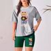 Women's Stylish Versatile Short Sleeved Shorts Set Casual Comfortable Clothing_ecoleips.com