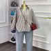 Women’s Fashion Striped Shirt – Oversized Lapel Design Short Sleeve Blouse For Summer_ecoleips.com