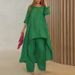 Women's Clothing Cotton And Linen Fashion Casual Large Size Irregular Long-sleeved Suit Wide-leg Pants Two-piece Set_ecoleips.com