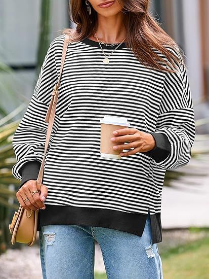 2026 European And American Foreign Trade Cross-Border Women's Fashion Hot-Selling Waffle Knit Long Sleeve Round_ecoleips.com