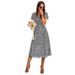 Self-Developed And Designed Elegant Commuter Evening Gowns For All Seasons, Flowing Mid-Sized A-Line Dresses, And Floral_ecoleips.com