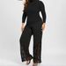 Women's Clothing Plus Size Women's Lace Patchwork Wide Leg Casual Pants Comfortable Fit Plus Size Women's Clothing Popular_ecoleips.com