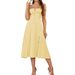 Women's Clothing Slim Waist Bodycon Sundress With Drawstring And Slit For Women Summer Fashion Boobs Shaped Design Hot Selling_ecoleips.com