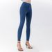 Women's Oversized High-Waisted Yoga Jeans Slimming Butt-Lifting Double Pocket Sports Leisure Sports Fitness Pants_ecoleips.com