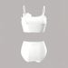 Women's 3D Floral Decorated Camisole Bikini Set European Style Sexy Summer Vacation Fashion Sleeveless Wire-Free Polyester_ecoleips.com