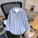 Women's New Spring/Summer Striped Long-Sleeve Shirt – Printed, Loose-Fit, Versatile Top-6_ecoleips.com