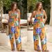 2026 Summer Ethnic Style Printed Overalls For Women, Loose And Slimming, . Independent Station Cross-Border_ecoleips.com