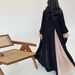 Women's Clothing Pleated Patchwork Robe Coat_ecoleips.com