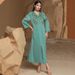 Women's Clothing New Heavy Industry Hand Sewn Diamond Robe Dress_ecoleips.com