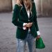 Women's Clothing Elegant Velvet Blazer For Women – Slim Fit Single-Button Long Sleeve Jacket (5 Colors)_ecoleips.com