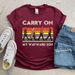 Supernatural Carry On My Wayward Son Vintage T-Shirt Sam And Dean Winchester Brothrs Shirt Trendy Abbey Road Winchester 2025 Top_ecoleips.com