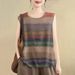 Aria Basics Aria Basics European American Cross-border Summer Thin Ice Silk Sleeveless T-shirt, Stylish And Trendy Pullover Tank Top For_ecoleips.com