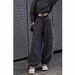 High Waist Slim Loose Casual Sports Trousers for Women Y2k Hot Girl Multi Pocket Overalls European And American Style Sweatpants_ecoleips.com