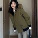 girl Korean Style Couple Down Cotton Jacket 2025 Winter New Thickened High-End Feel Petite American Retro Parka_ecoleips.com
