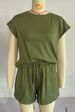 Summer Women's 2-Piece Outfit Short Sleeve T-Shirt And Shorts Set Casual Comfort Round Neck Loose Fit Soft Fabric_ecoleips.com