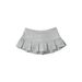 Gray Pleated For Women, New Summer Style, Low-waisted Slimming A-line Skirt, Sexy Anti-exposure Sports Pants Short Skirt_ecoleips.com