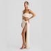 Elegant Sleeveless Side Slit Summer Dress For Women Simple Sexy Corset-Style Dress Backless Design Lightweight & Comfortable Fabric_ecoleips.com