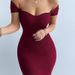 Women’s Clothing Ribbed Hort Leeved Bra High Waited Lim Fitting Long Dre Elegant Commuting Tight Fitting Buttock Wrap Dress_ecoleips.com