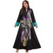 Elegant Long Robe for Women NC189 Fashionable Floral Beaded Loose Fitting Pullover Ethnic Style Dress_ecoleips.com