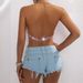 Women's Clothing Summer New Gem Metal Chain Vest_ecoleips.com