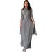 Solid Color Waist Fairy Style Elegant Long Evening Dress For Women_ecoleips.com