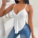 Women's Summer Sleeveless Knit Tank Top Cami for Beach Vacation Easy-Care Fabric Versatile Styling plus Size Clothes_ecoleips.com