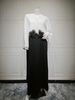 Verve MQ210 New Muslim Women's Clothing Dubai Fashion 3D Embroidered Wrinkled Cardigan Abaya_ecoleips.com