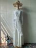 European American Cross-border 2025 Summer New Elegant And Fresh Long-sleeved Floral Dress For Women_ecoleips.com