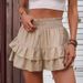 Aria Basics Aria Basics 2024 Summer European American Cross-Border And Best-Selling New Fashionable Wide-Leg Shorts With Draped_ecoleips.com