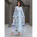 Women's Printed Robe SW0829 Jalabiya Dress Muslim Fashion Clothing Relaxed Everyday Wear Comfortable Feshion_ecoleips.com