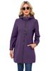 K Women's Hooded Long Sleeve Windbreaker For Outdoor Sports, Water-Resistant, Loose Fit, Casual And Windproof_ecoleips.com