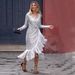 Women’s Clothing Fashion New V Neck Sequined High Elastic Slit Fringed Skirt Host Cocktail Evening Dress Dress For Women_ecoleips.com