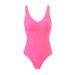 Women's Clothing One Piece Swimsuit Female Solid Color Sexy Bikini Swimsuit Female_ecoleips.com