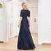 Sexy Mermaid Evening Dress V-Neck Sleeveless Sequin Gown Bodycon Formal Dress With Rhinestone Details Elegant Bridesmaid Party Wear For Women_ecoleips.com