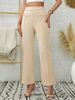 High-Waisted Straight Leg Trousers for Women Spring/Summer Elegant Slimming Casual Pants Loose Slightly Flared Fashionable_ecoleips.com